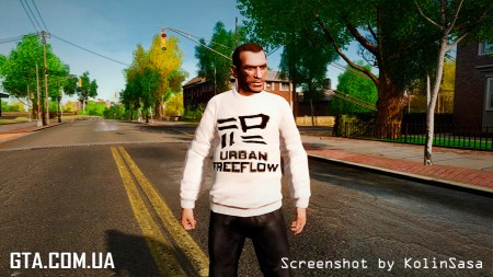 Белый свитер "Urban-Freeflow" Белый свитер "Urban-Freeflow"